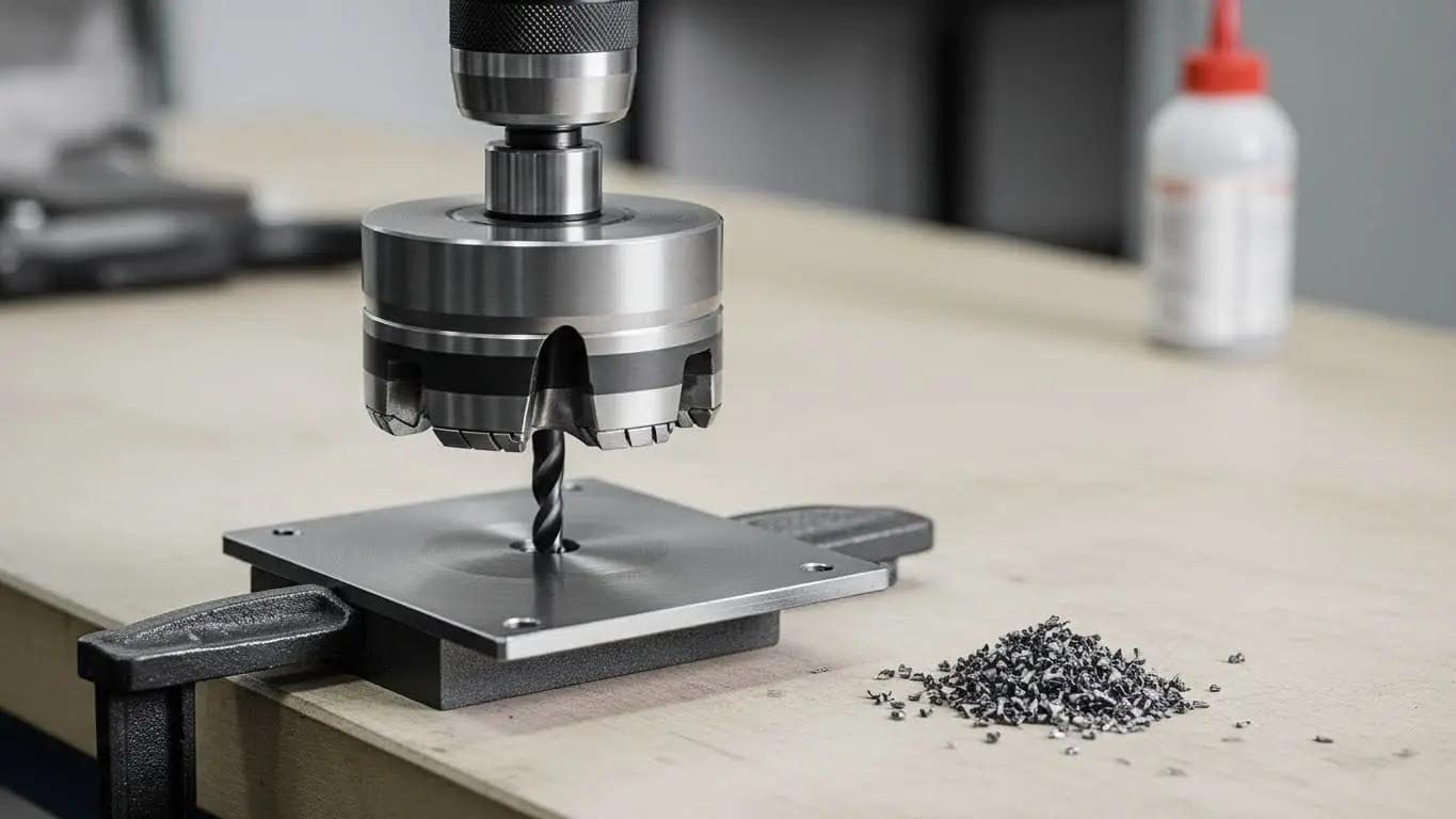 Большой диаметр на дрели без перегрева: центровка, опора, охлаждение и техника подачи, чтобы кромка получилась ровной