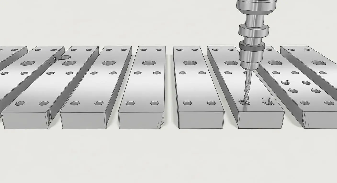 Как снизить количество брака при серийном сверлении заготовок