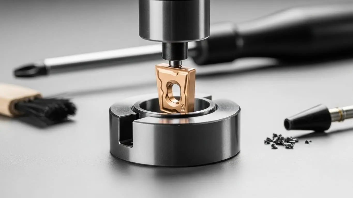 Посадка сменной пластины без ошибок: как чистота седла, винт и момент затяжки влияют на точность